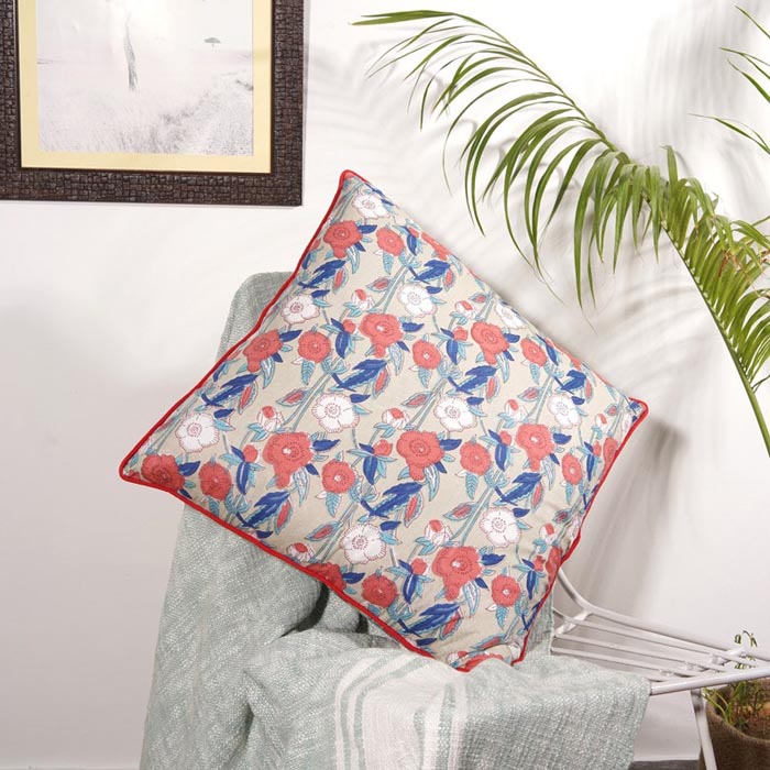 Mexican Painter Pillow Case, Frida Floral Decorative Cushion, Mexican Painter Art Garden Country Mexico Muertes Cushion Cover CC35