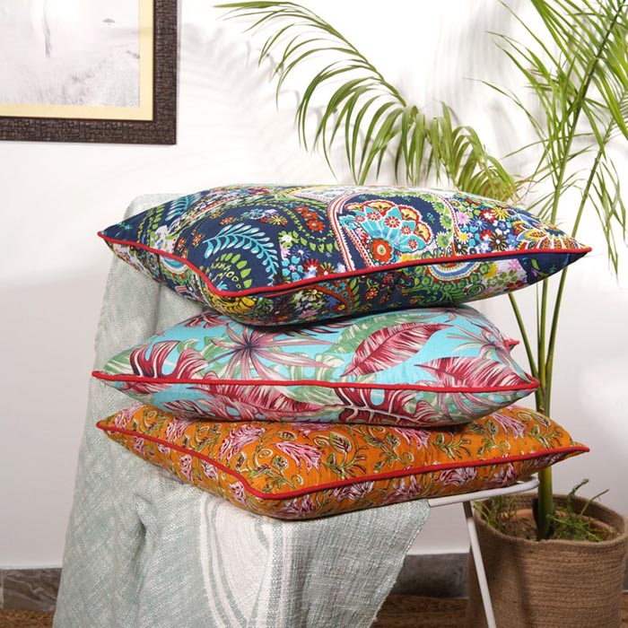 Mexican Painter Pillow Case, Frida Floral Decorative Cushion, Mexican Painter Art Garden Country Mexico Muertes Cushion Cover CC38