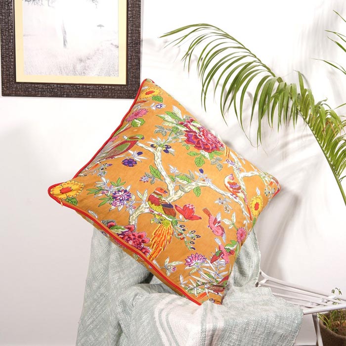 Mexican Painter Pillow Case, Frida Floral Decorative Cushion, Mexican Painter Art Garden Country Mexico Muertes Cushion Cover CC45