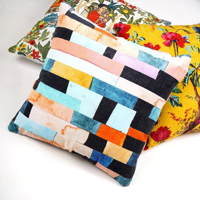Mexican Painter Pillow Case, Frida Floral Decorative Cushion, Mexican Painter Art Garden Country Mexico Muertes Cushion Cover CC54