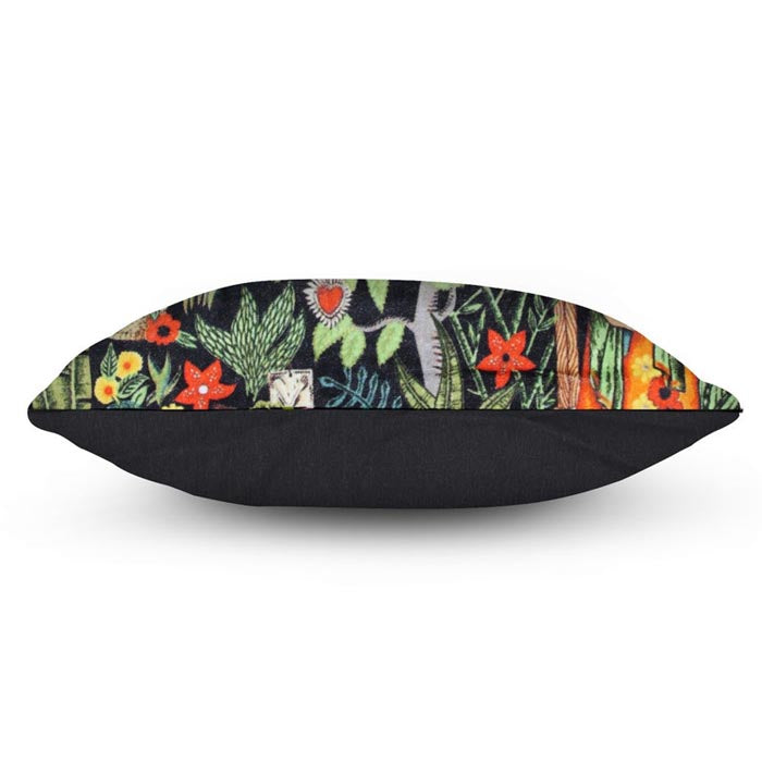 Mexican Painter Pillow Case, Frida Floral Decorative Cushion, Mexican Painter Art Garden Country Mexico Muertes Cushion Cover CC72