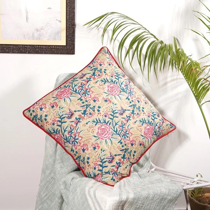 Mexican Painter Pillow Case, Frida Floral Decorative Cushion, Mexican Painter Art Garden Country Mexico Muertes Cushion Cover CC97