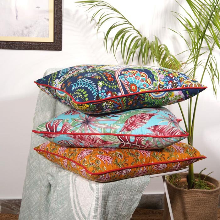 Mexican Painter Pillow Case, Frida Floral Decorative Cushion, Mexican Painter Art Garden Country Mexico Muertes Cushion Cover CC98
