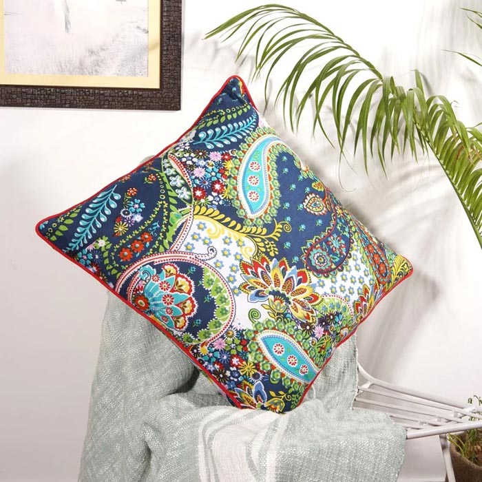 Mexican Painter Pillow Case, Frida Floral Decorative Cushion, Mexican Painter Art Garden Country Mexico Muertes Cushion Cover CC98