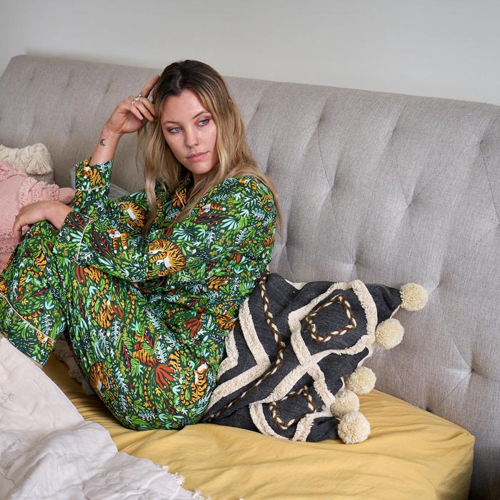 PJ Set Lounge Wear Multi Coloured ANIMAL PRINT Includes 4 Sizes - S,M,L,XL PJ15
