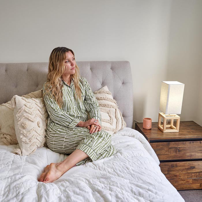 PJ Set Lounge Wear Multi Coloured Green Block Print Includes 4 Sizes - S,M,L,XL PJ24