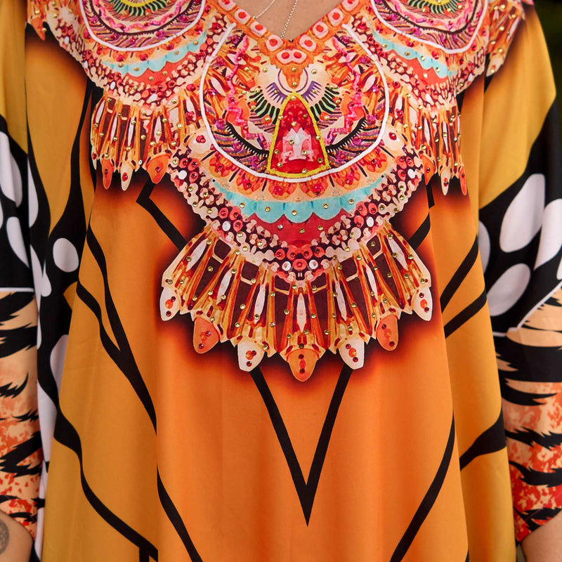 Summer Vibes Silk Kaftan