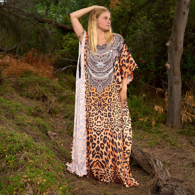 Savannah Queen Silk Kaftan