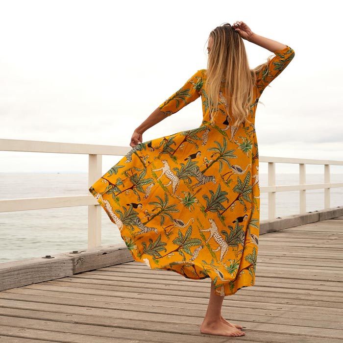 Set of 2 Umbrella Dresses Summer Dress Boho dress Long Boho Dress Animal Print Price includes 2 Sizes S,M,L,XL BD24