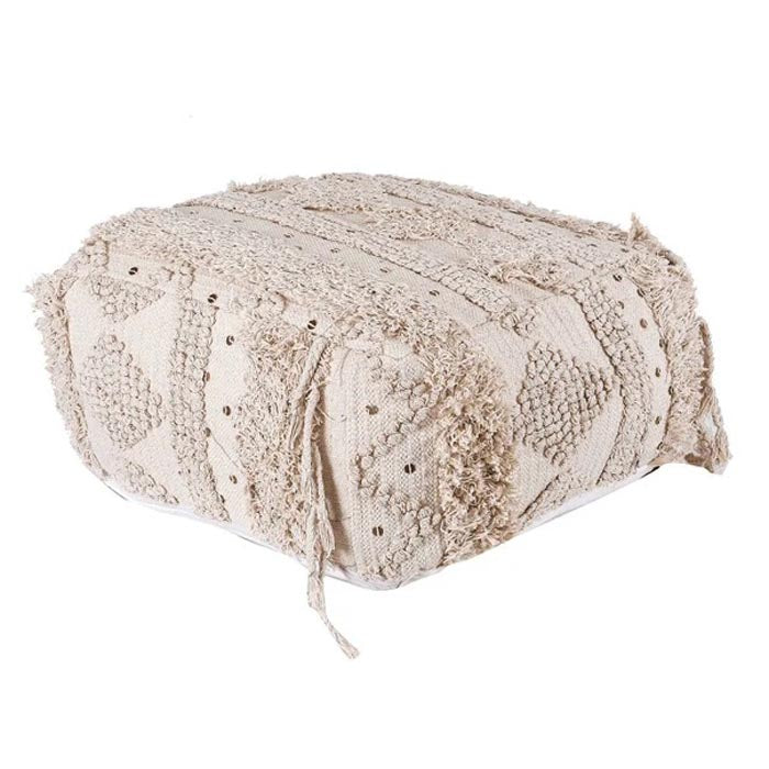 Stunning Moroccan Cushion, Beni Ourain Moroccan Floor Cushion,, Beanbag, Yoga Meditation Cushion, Linen Connections,Ottoman, Home Decor Gift OT17
