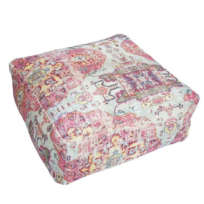 Stunning Moroccan Cushion Cover, Pouf, Beanbag, Yoga Meditation Cushion, Linen Connections, Ottoman, Footstool, Home Decor Gift OT06