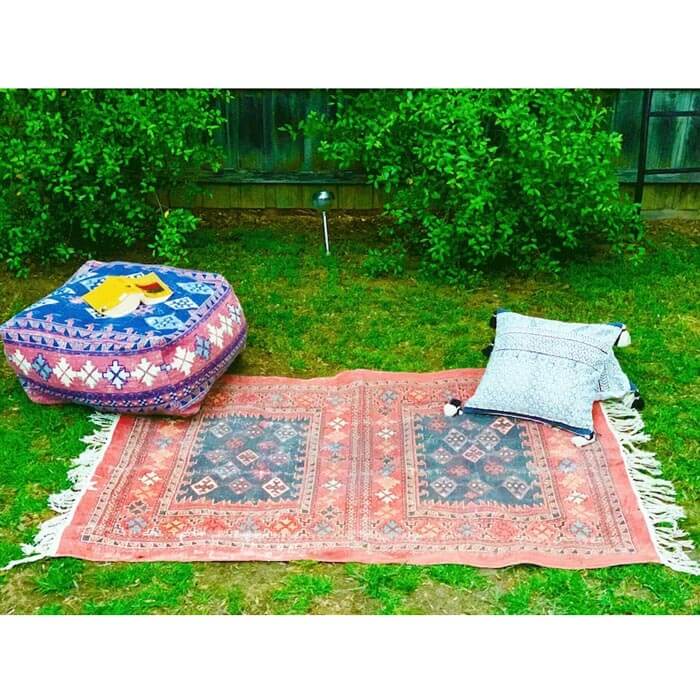 Stunning Moroccan Cushion Cover, Pouf, Beanbag, Yoga Meditation Cushion, Linen Connections, Ottoman, Footstool, Home Decor Gift OT10