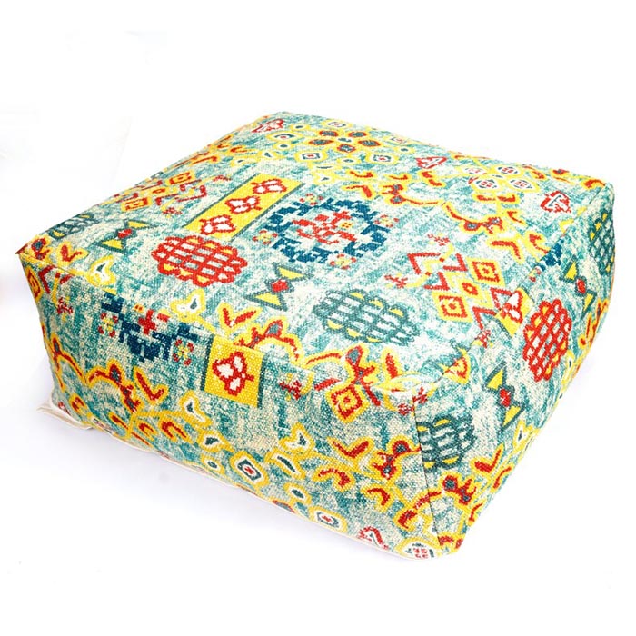 Stunning Moroccan Cushion Cover, Pouf, Beanbag, Yoga Meditation Cushion, Linen Connections, Ottoman, Footstool, Home Decor Gift OT28