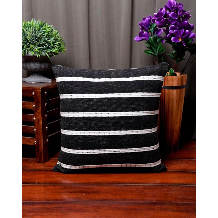 Tassels Linen Cushion Cover 50x50cm Beige Pillow Cover Handmade Boho rustic decor cream Moroccan Cushions Hand Tufted Cushion Lumbar Pillow CC204