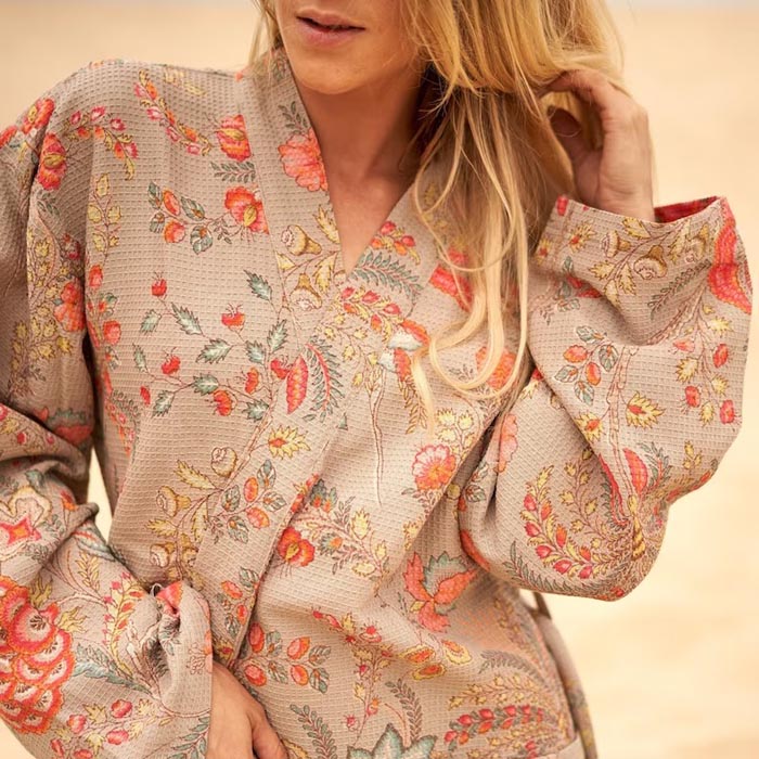 Unisex Waffle Linen Robe Cotton Kimono Robe Gift for her Mother's Valentines Chritmas Wedding Bridesmaids Robes Summer Bathrobe WK03