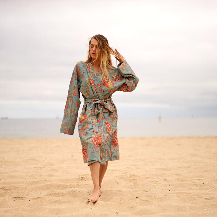 Unisex Waffle Linen Robe Cotton Kimono Robe Gift for her Mother's Valentines Chritmas Wedding Bridesmaids Robes Summer Bathrobe WK05