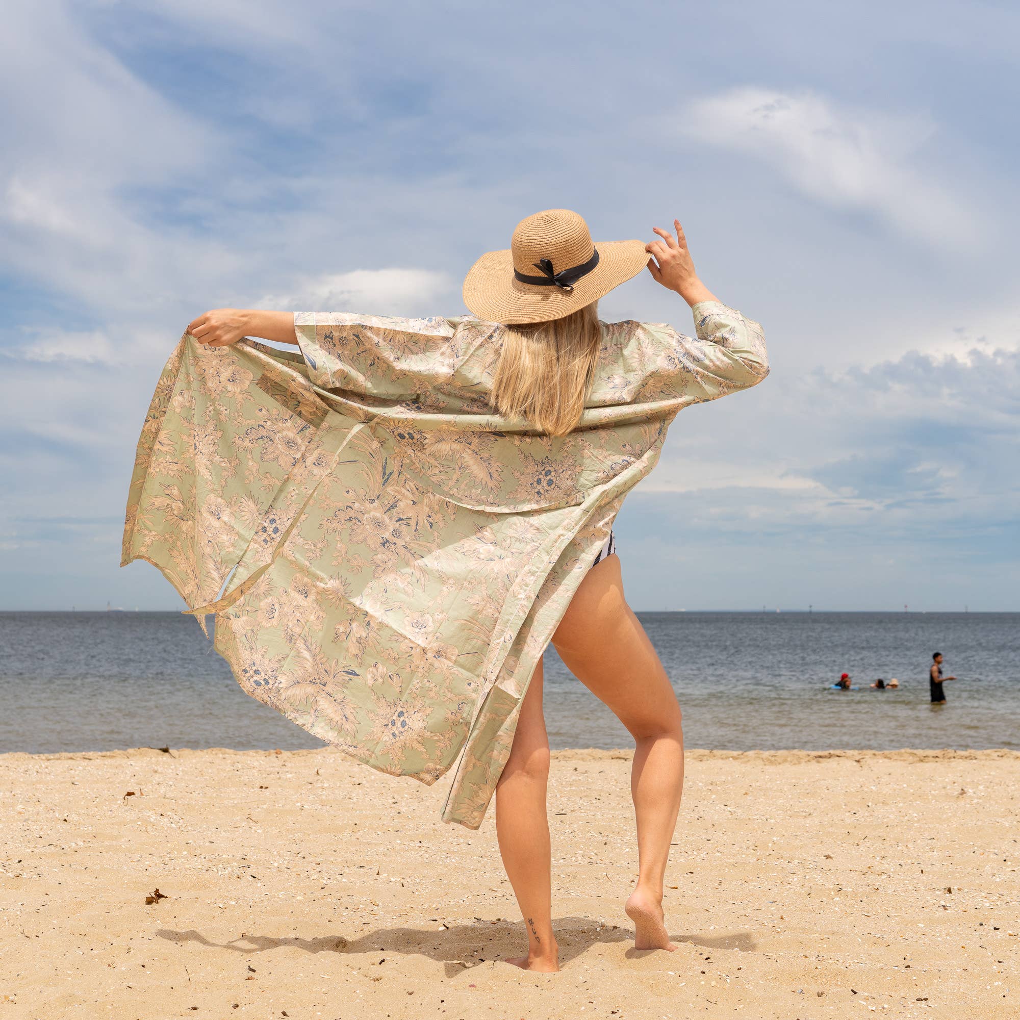 Sia' Women's Cotton Kimono Robe